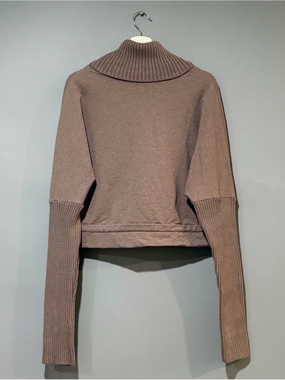 VARLEY Britannia Ribbed Cowl Neck Drawstring Sweater Size S - Picture 6 of 10